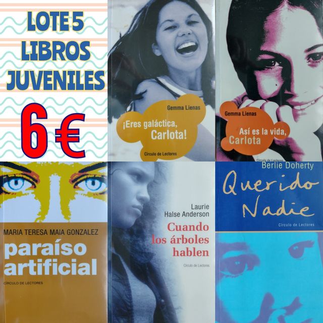 LOTE 5 LIBROS JUVENILES