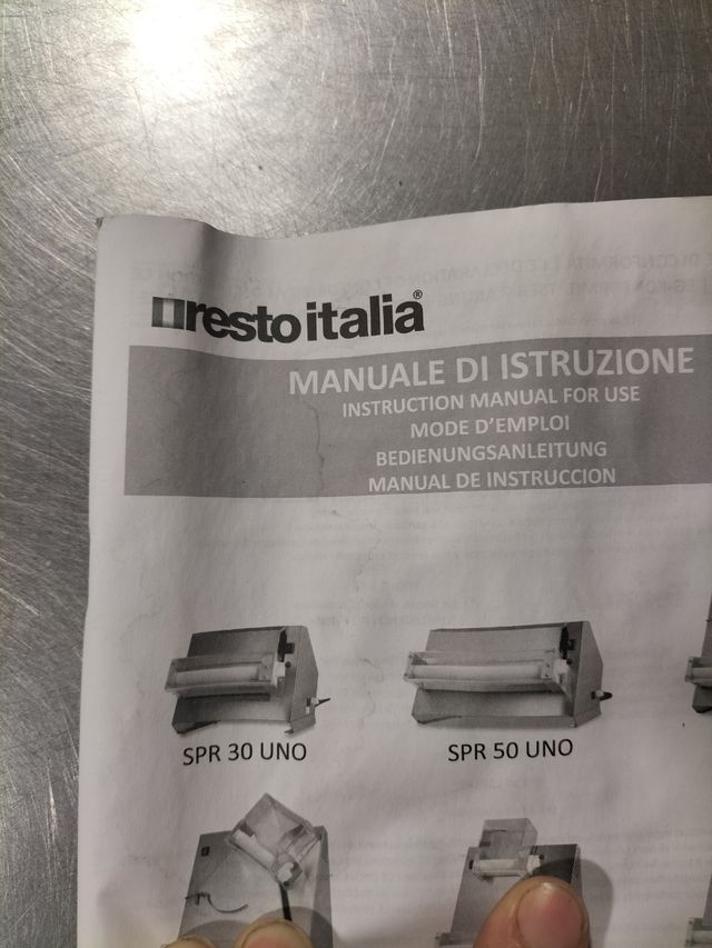 Estiradora para pizza y pasta 