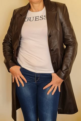 FORMULA JOVEN CAZADORA CHAQUETA ABRIGO DE CUERO de segunda mano por 50 EUR  en Madrid en WALLAPOP