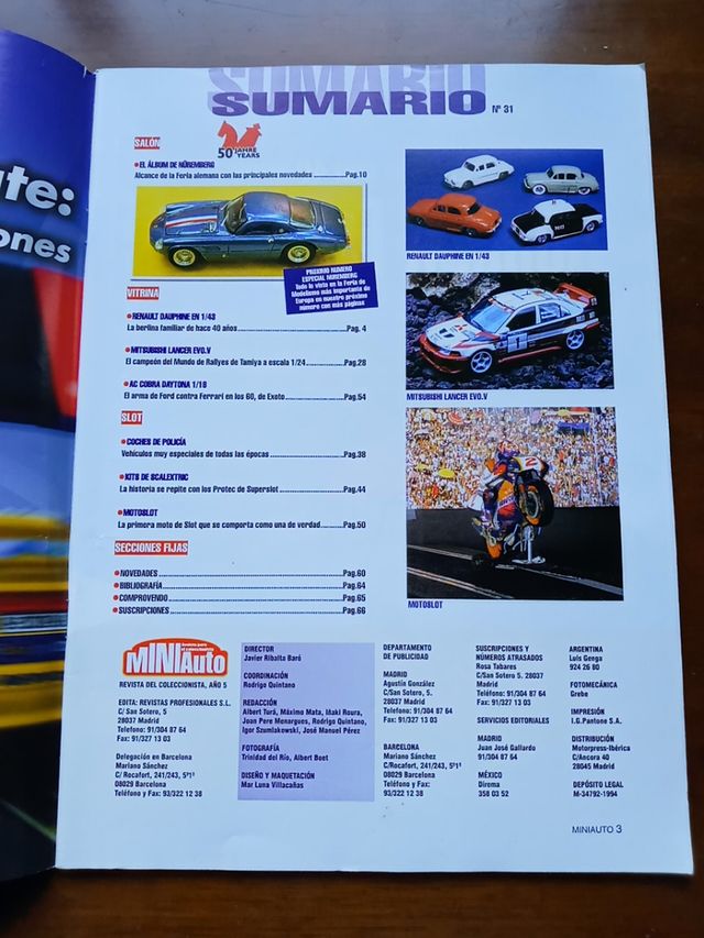 Rivista specializzata in miniature