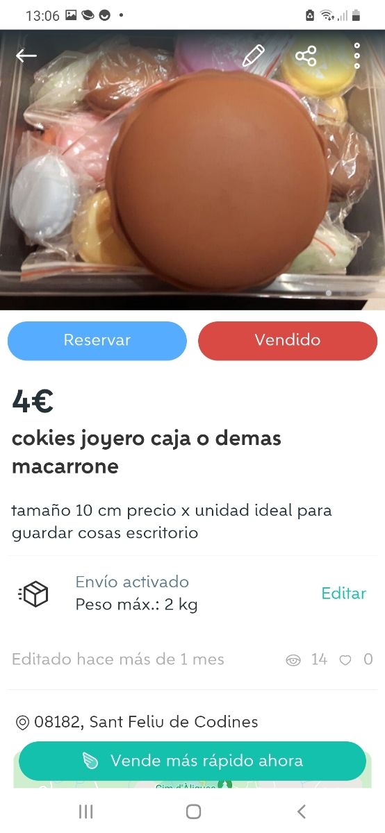 cajita cokies colores A ESTRENAR