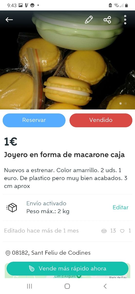 cajita cokies colores A ESTRENAR