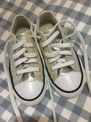 converse color plata