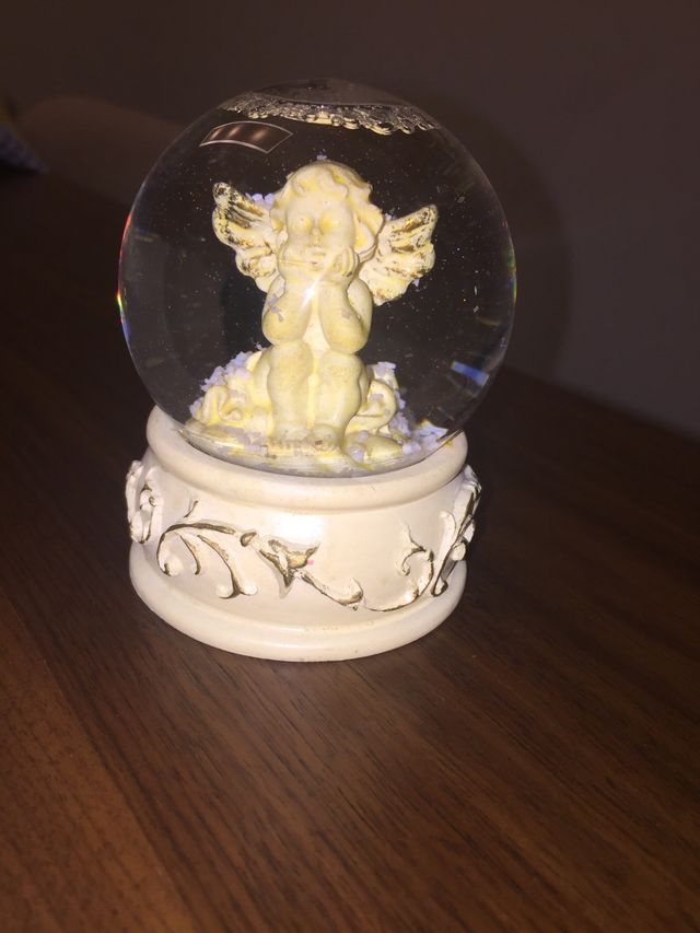 Bola de resina y Cristal