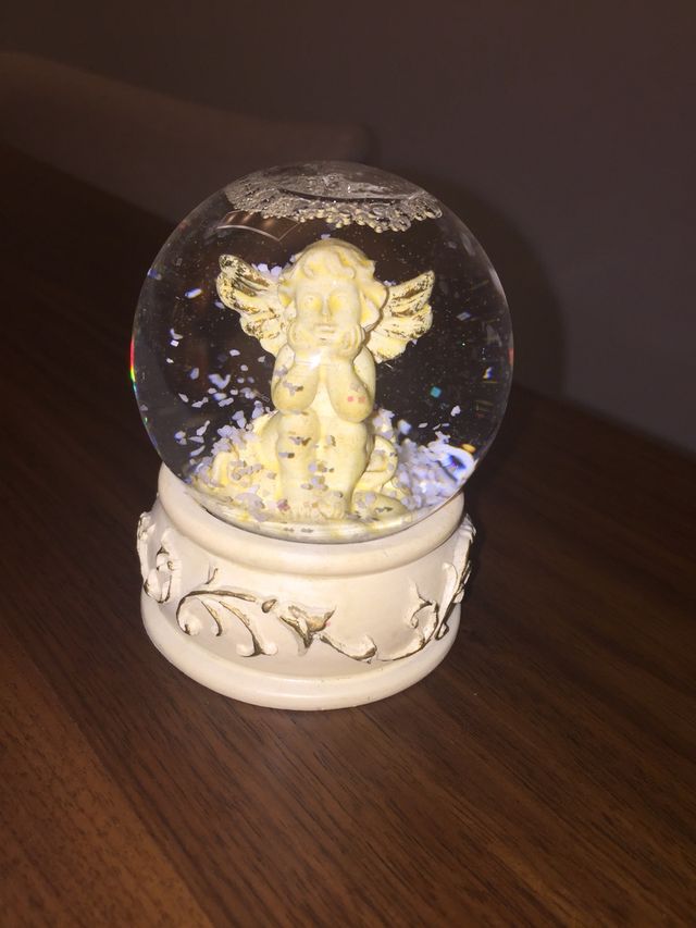 Bola de resina y Cristal