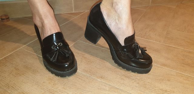 zapatos mustang negros