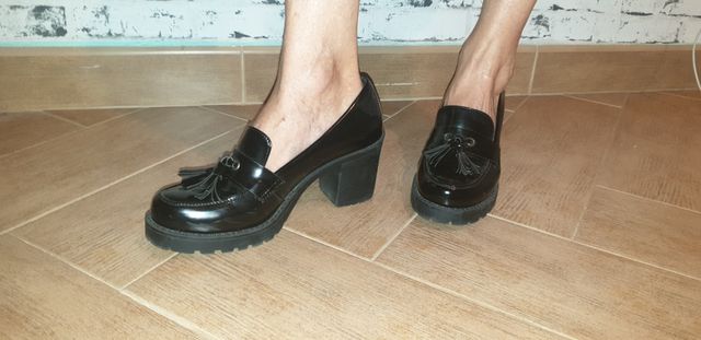 zapatos mustang negros