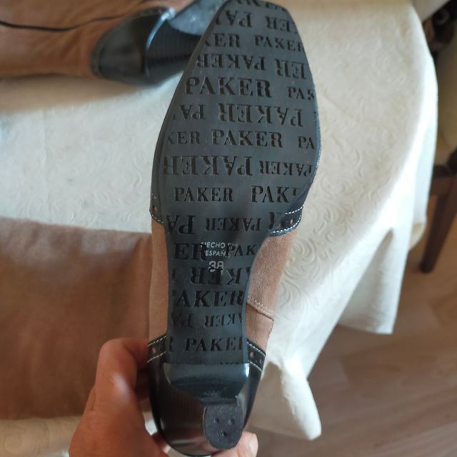 botas sin estrenar Paker ante y piel