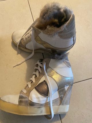 Bambas con tacon phillipe model 39 de segunda mano por 30 EUR en Platja  d\\'Aro en WALLAPOP
