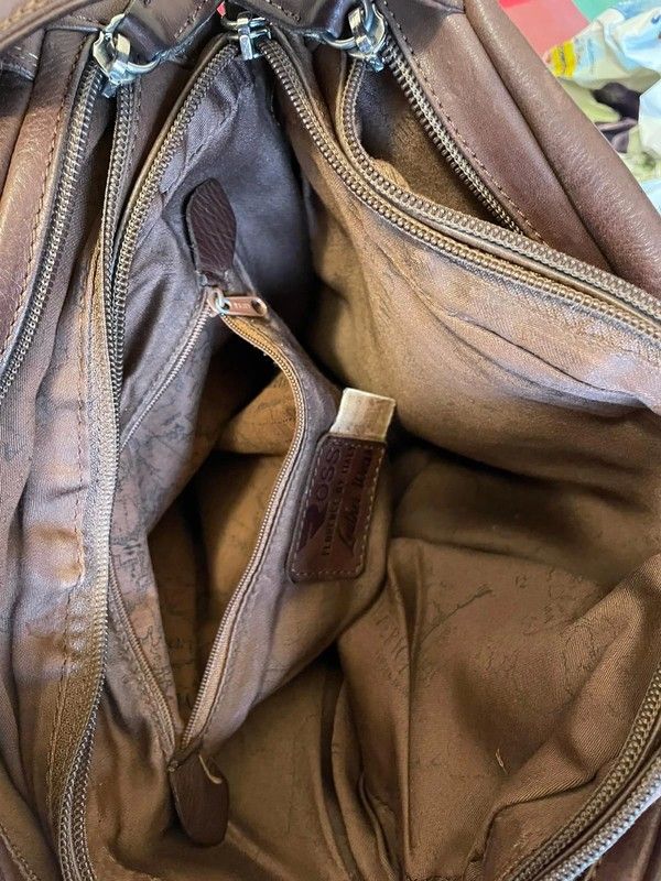 Borsa di pelle mod. Shopper "Bruno Rossi”