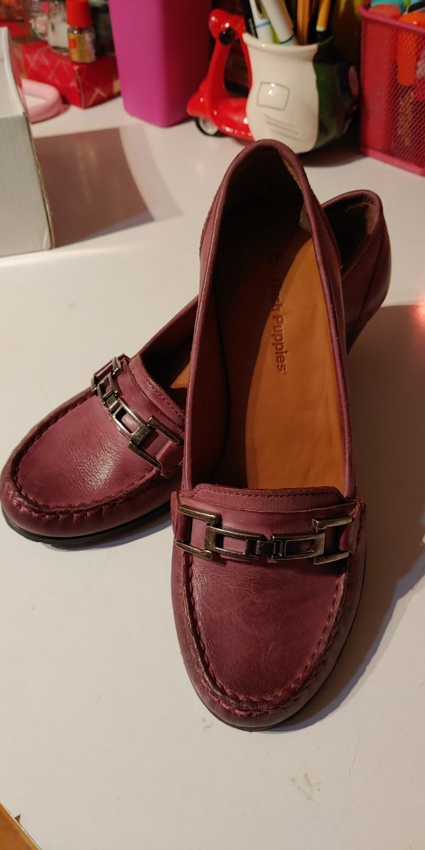 Zapatos tacon Piel violeta HUSH PUPPIES T.37