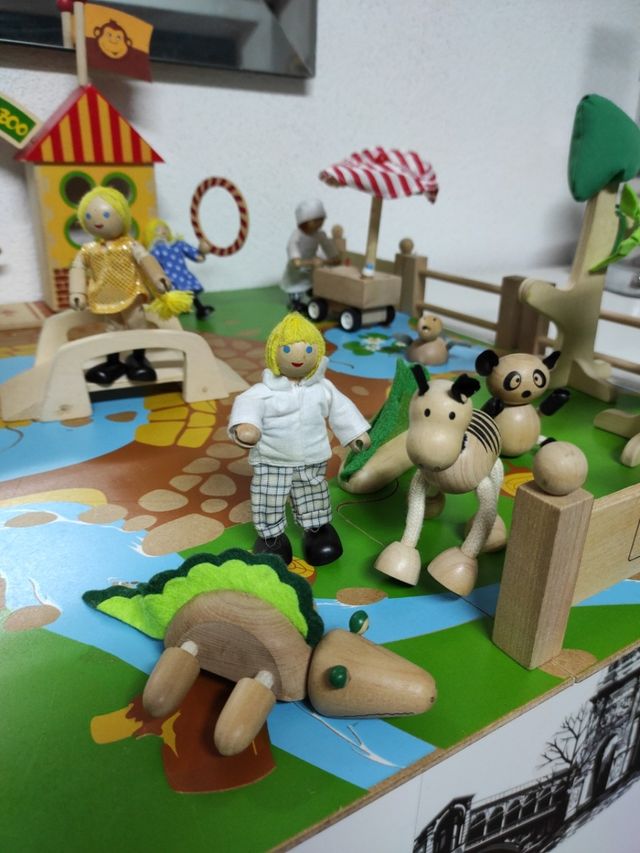 Zoo de madera para niños