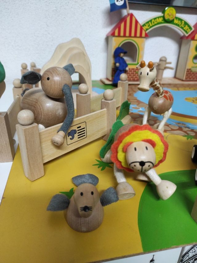 Zoo de madera para niños