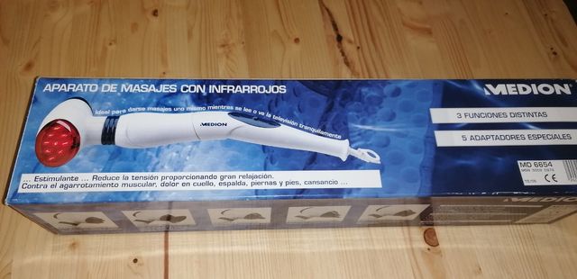 Masajeador con infrarrojos.