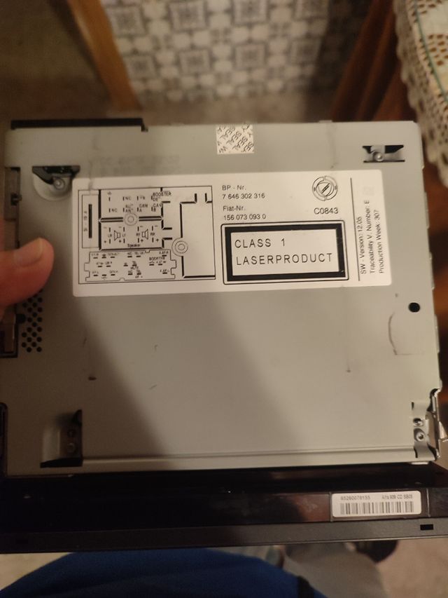 Reproductor CD Alfa Romeo