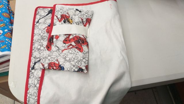 tovagliette con porta posate, handmade