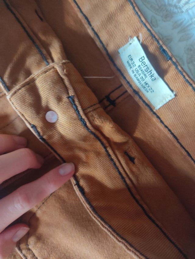 Falda vaquera marrón clarita