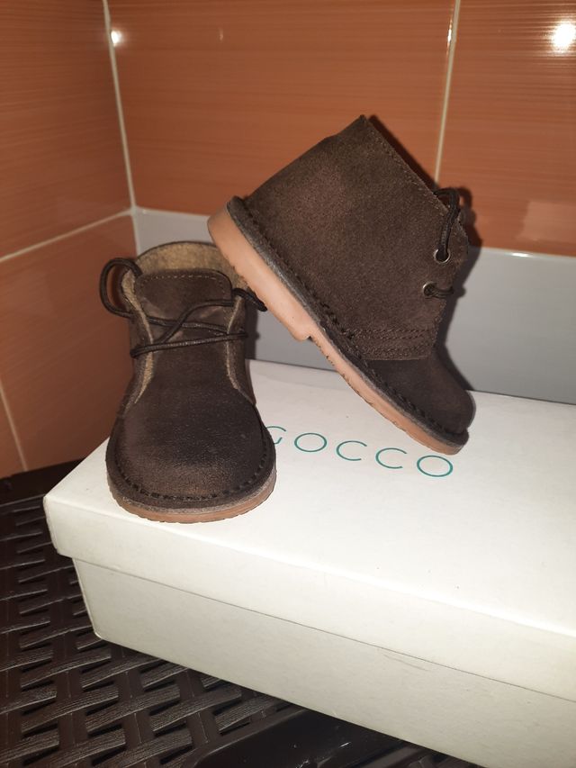 Botas niño marrón chocolate n°21