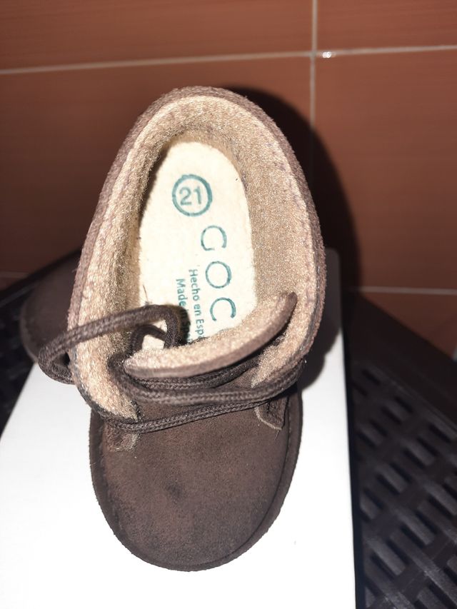 Botas niño marrón chocolate n°21