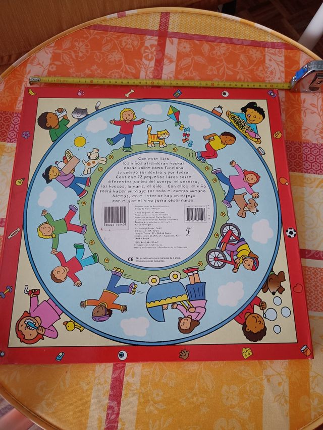 Juego de libritos infantiles sobre el cuerpo