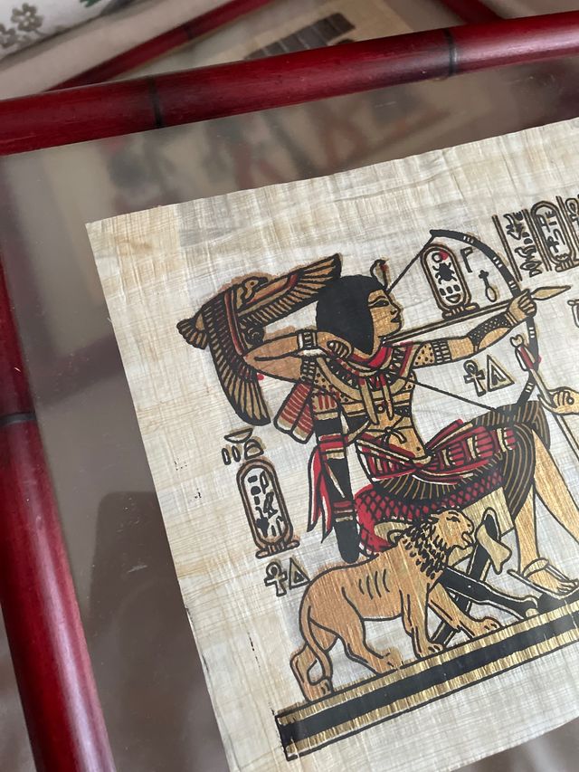 Cuadros pergaminos egipcios