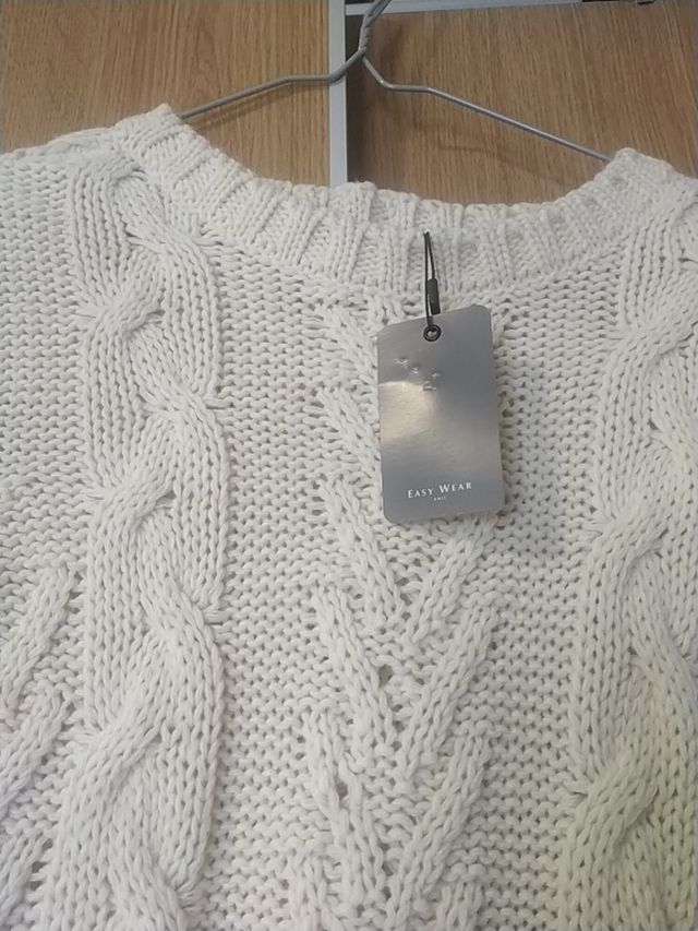 3 e. vestido punto beige.No envio