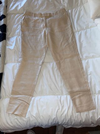 Pantalón mujer lino Massimo Dutti 44 de segunda mano por 8 EUR en El Puerto  de Santa María en WALLAPOP