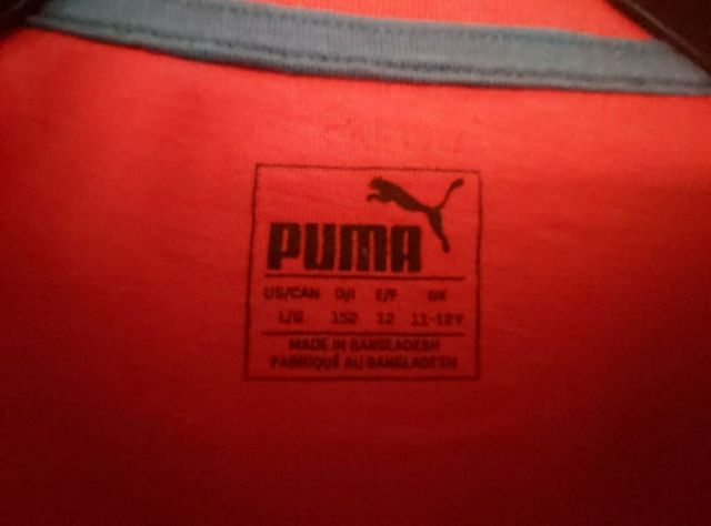 Camiseta Puma talla 11-12