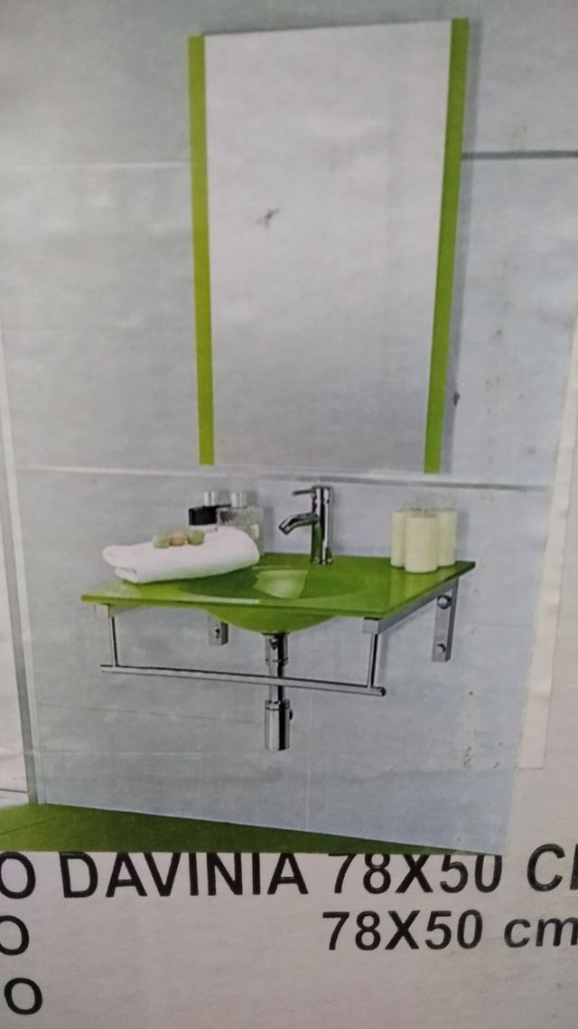 Lavabo cristal templado