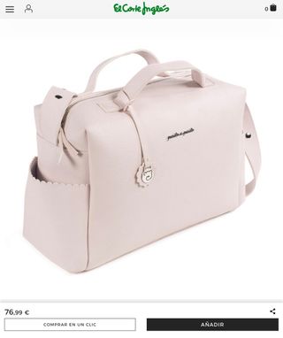 A ESTRENAR Bolso maternidad Pasitos polipiel rosa de segunda mano por 60  EUR en La Unión en WALLAPOP