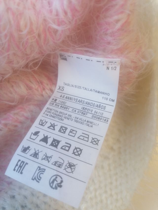 jerseys niña H&m y benetton t4-6