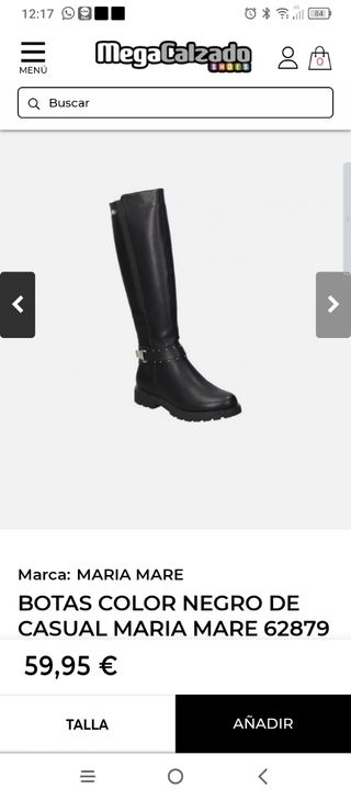 Botas Altas negras de segunda mano por 30 EUR en Antequera en WALLAPOP