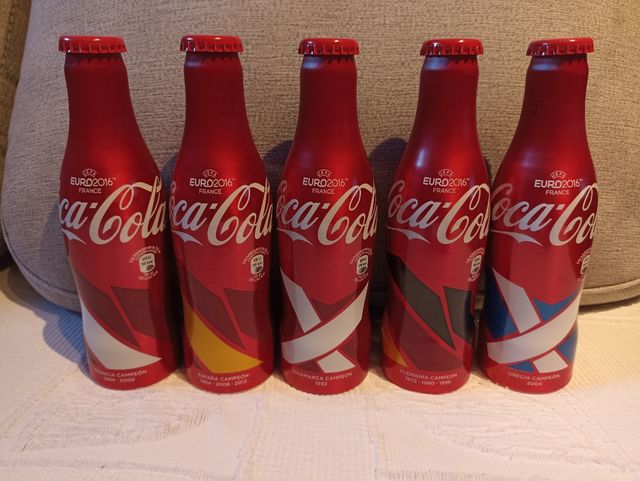 Antiguas botellas de Coca Cola