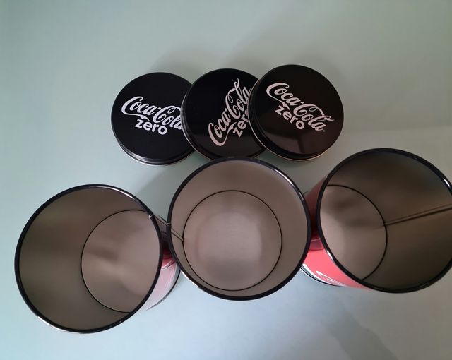 3 botes COCA COLA ZERO