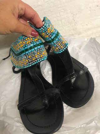 SANDALIAS CAFÉ NOIR ROMANAS Talla 38