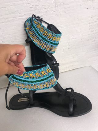 SANDALIAS CAFÉ NOIR ROMANAS Talla 38