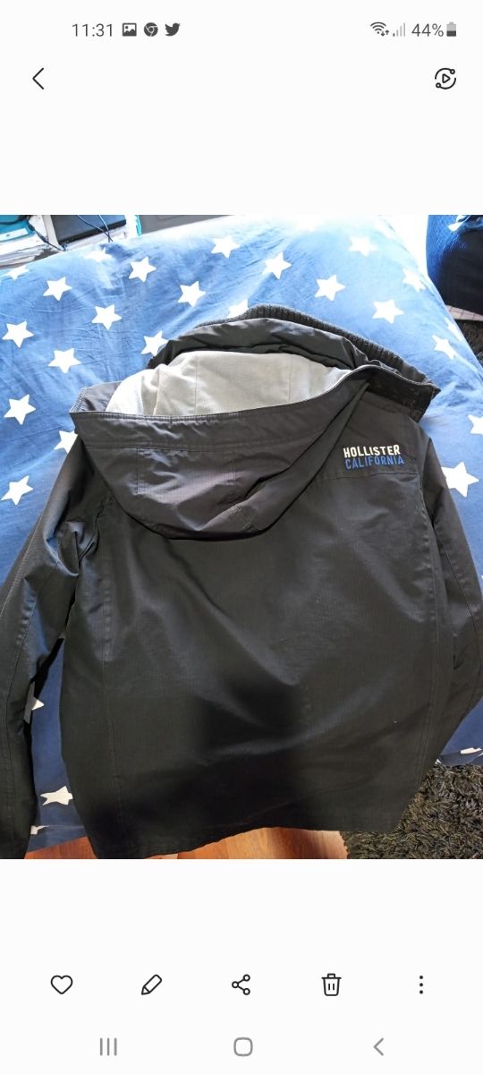 AnoraK Hollister Talla M negro