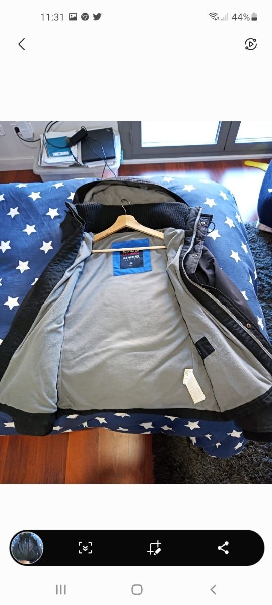 AnoraK Hollister Talla M negro