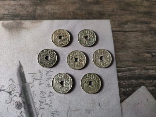 Lote monedas 50 céntimos
