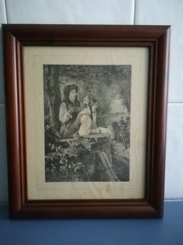 Cuadros láminas antiguos