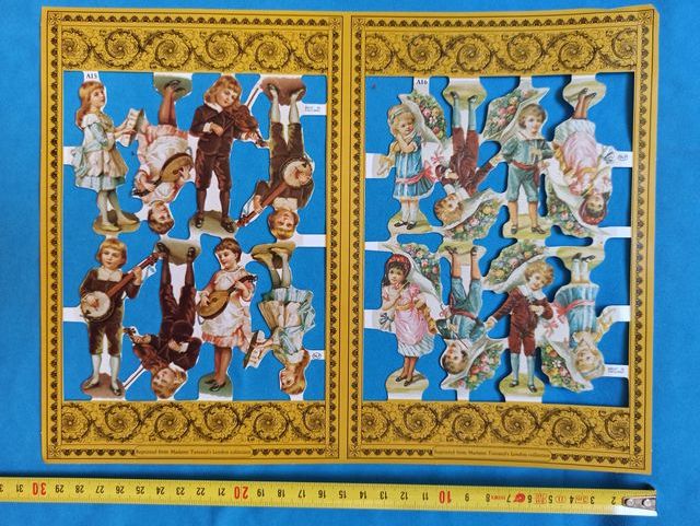 Hojas de cromos para Decoupage