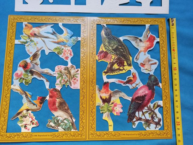 Hojas de cromos para Decoupage