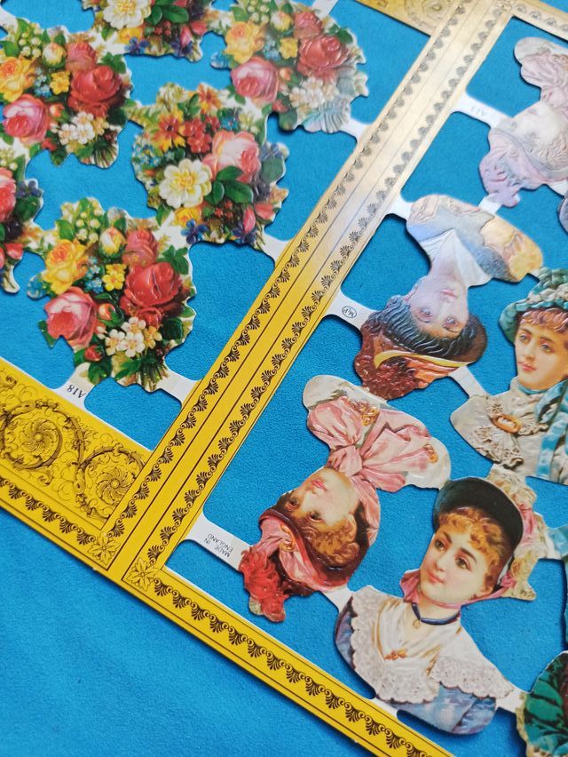 Hojas de cromos para Decoupage