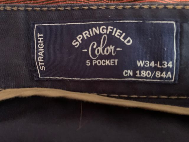 Lote 2 pares pantalones Springfield