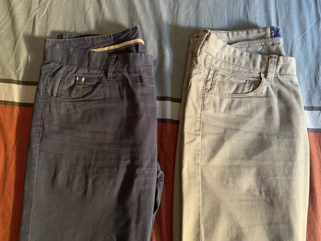 Lote 2 pares pantalones Springfield