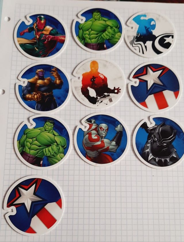Tazos Marvel 