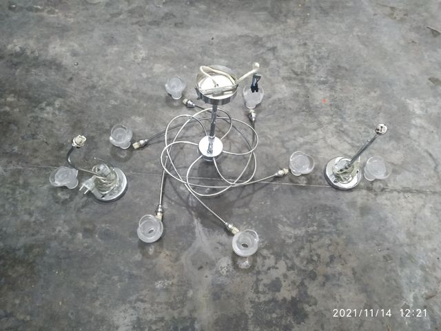 lampara de techo y 2 para mesitas, negociable