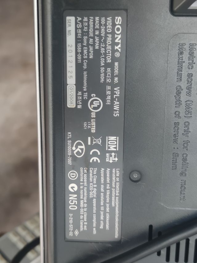 Videoproiettore Sony