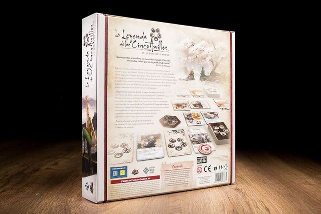 La leyenda de los cinco anillos. juego de mesa