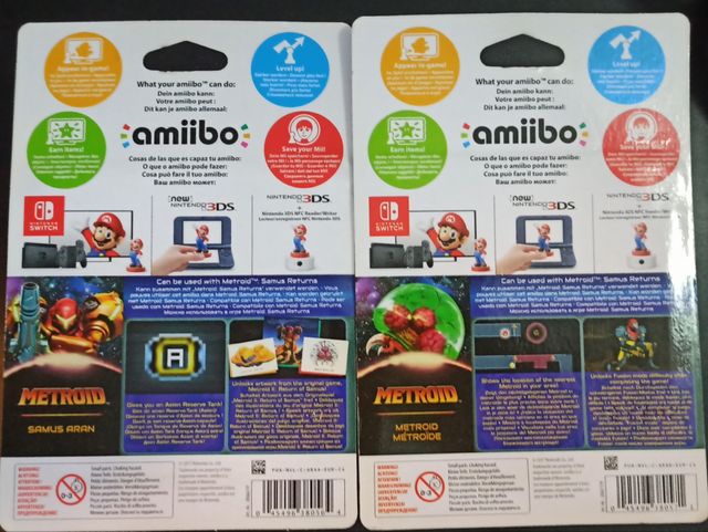 Amiibo metroid metroide samus